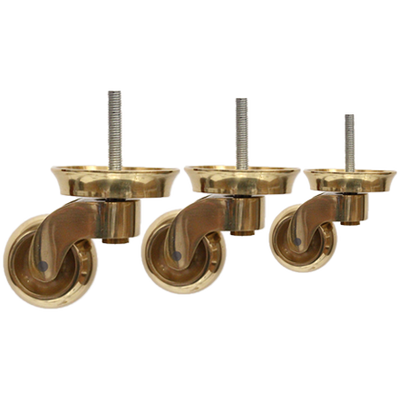 Designer Brass Convex & Concave Cup Castors